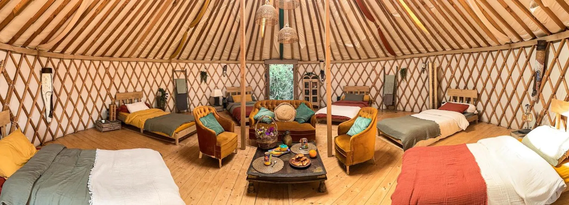 Luxury tent Yourte Jardin Exotique Piscine Hyeres France