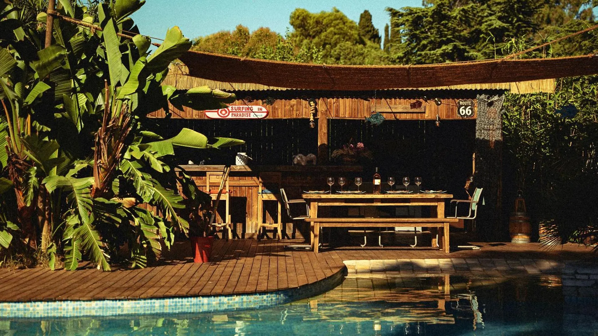 Yourte Jardin Exotique Piscine Hyeres Luxury tent